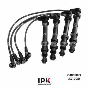 Cables bujia ipk Bravo/ Brava/ Palio 1996-2004 - A7-739