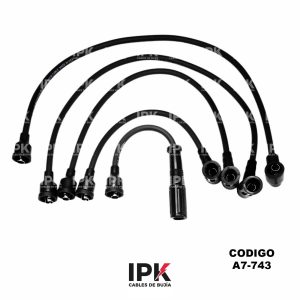 Cables bujia ipk Tipo/ Regata/ Uno 1983-1989 - A7-743